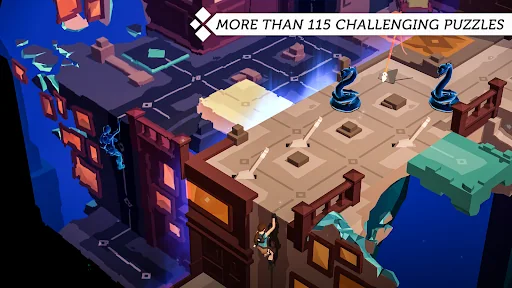 Official Lara Croft GO gameplay screenshot from Google Play